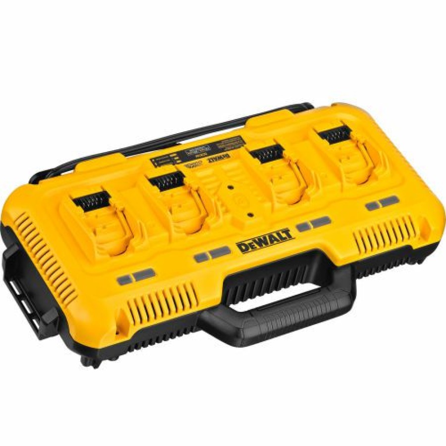 Batteries * | Dewalt Dcb104 12/20V 4 Port Power Tool 60 Minute Fast Battery Charger