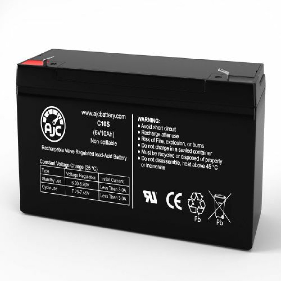 Batteries * | Ajc Battery Ajc Kees 60 Lawn And Garden Replacement Battery 10Ah, 6V, F1