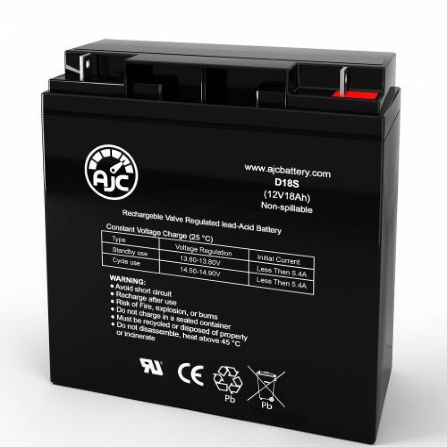 Batteries * | Ajc Battery Ajc Country Clipper 2505Kaj Zetron Series Lawn And Garden Battery, 18Ah, 12V