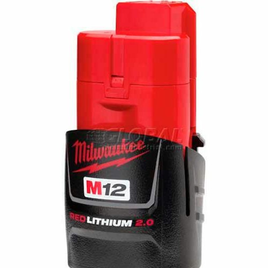 Batteries * | Milwaukee 48-11-2420 12V Li-Ion M12 Battery 2Ah Compact