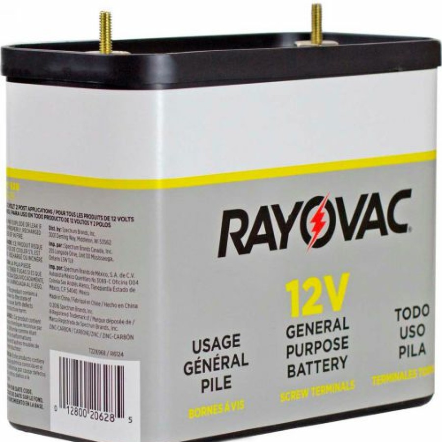 Batteries * | Rayovac 926 12V General Purpose Screw Top Lantern Battery Pkg Qty 6