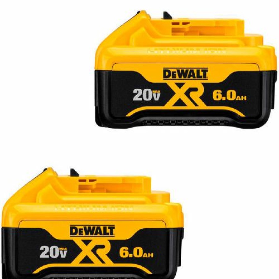 Batteries * | Dewalt Dcb206-2 20V Max 6.0Ah Li-Ion Battery (2-Pack)