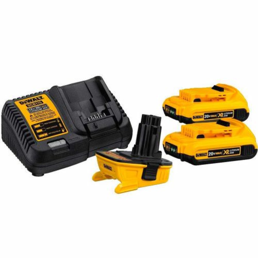 Batteries * | Dewalt Dca2203C 18-Volt To 20-Volt Max Lithium-Ion Battery Adapter Kit For 18-Volt Tools 2 Pack