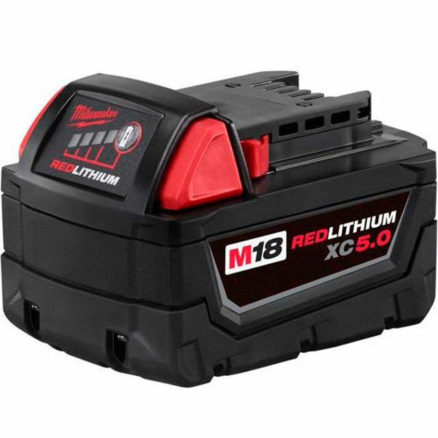 Batteries * | Milwaukee 48-11-1850 18V Li-Ion M18 Battery 5Ah Extended Capacity