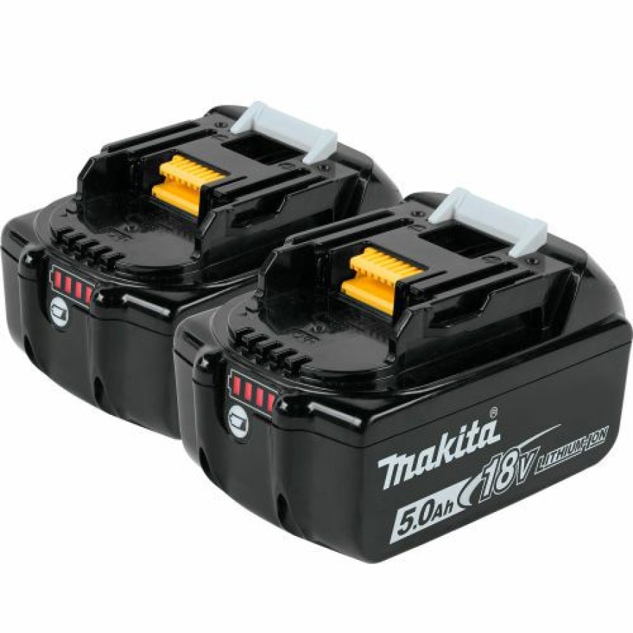 Batteries * | Makita Bl1850B-2 18V Li-Ion Lxt Battery 5Ah Extended Capacity 2Pk