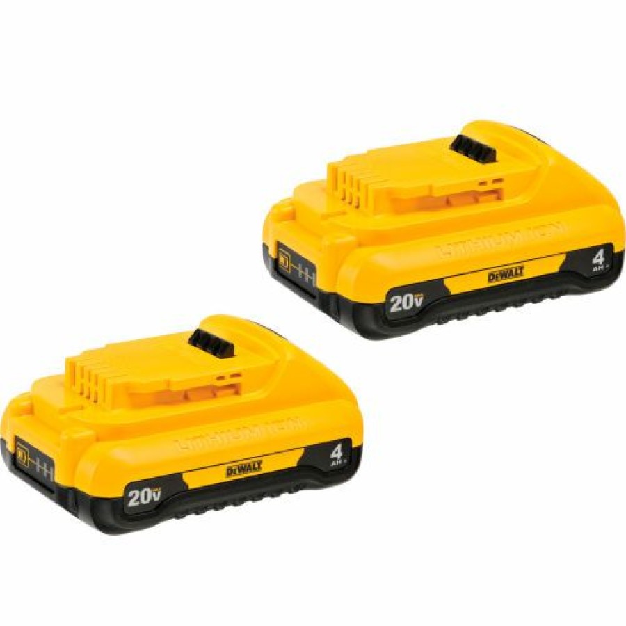 Batteries * | Dewalt Dcb240-2 20V Max 4.0Ah Compact Li-Ion Battery