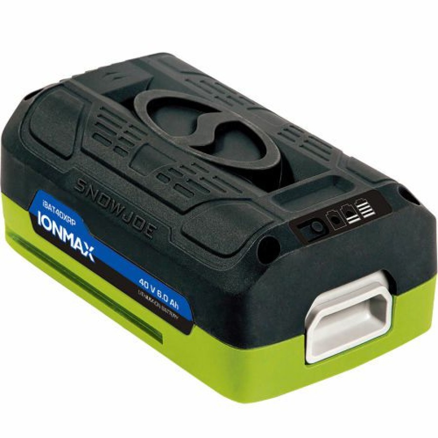 Batteries * | Snow Joe + Sun Joe Ionmax Ibat40Xrp Ecosharp Pro Lithium-Ion Battery, 40 Volt, 6 Amp Hours