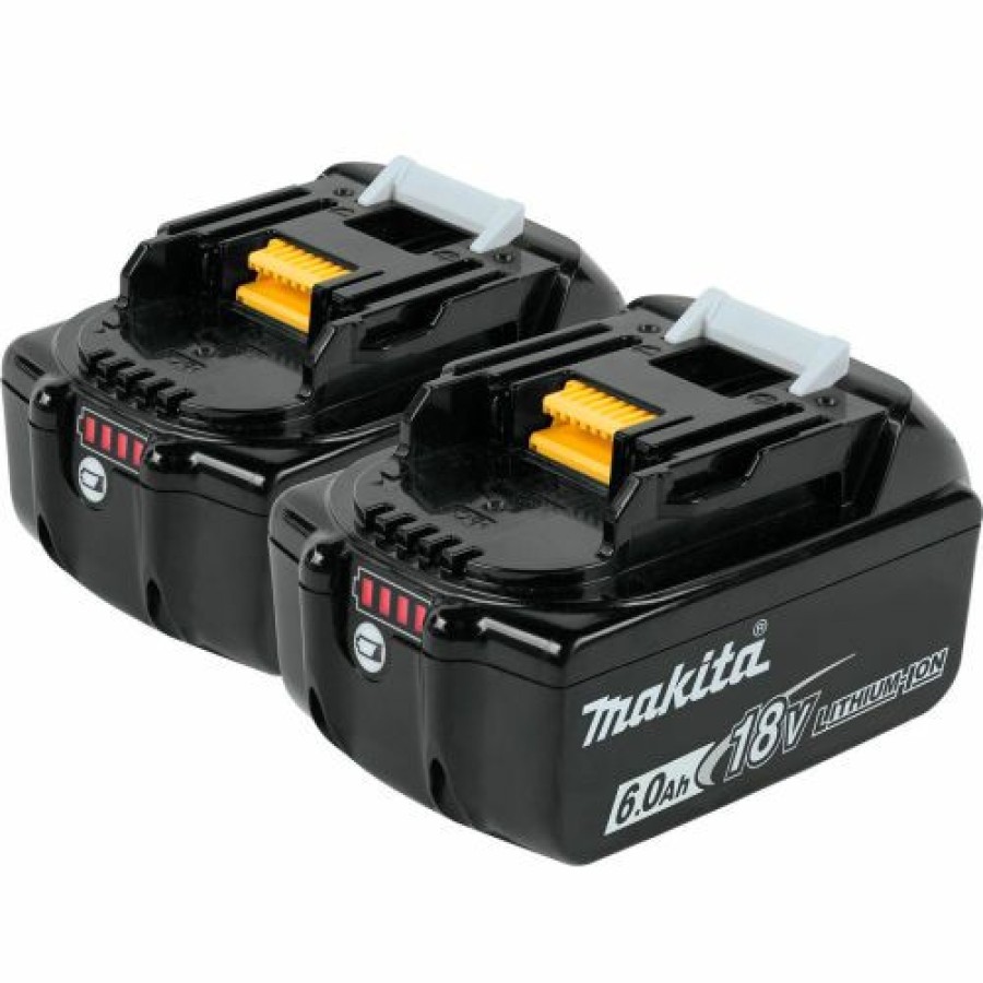 Batteries * | Makita Bl1860B-2 18V Li-Ion Lxt Battery 6Ah Extended Capacity 2Pk